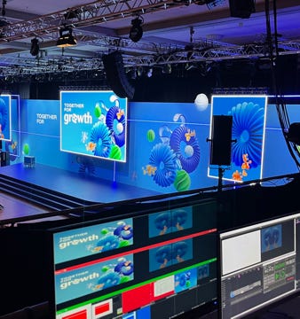 Jahrestagung To do: Technik I Streaming I Setbau I Design Location: Estrel Berlin